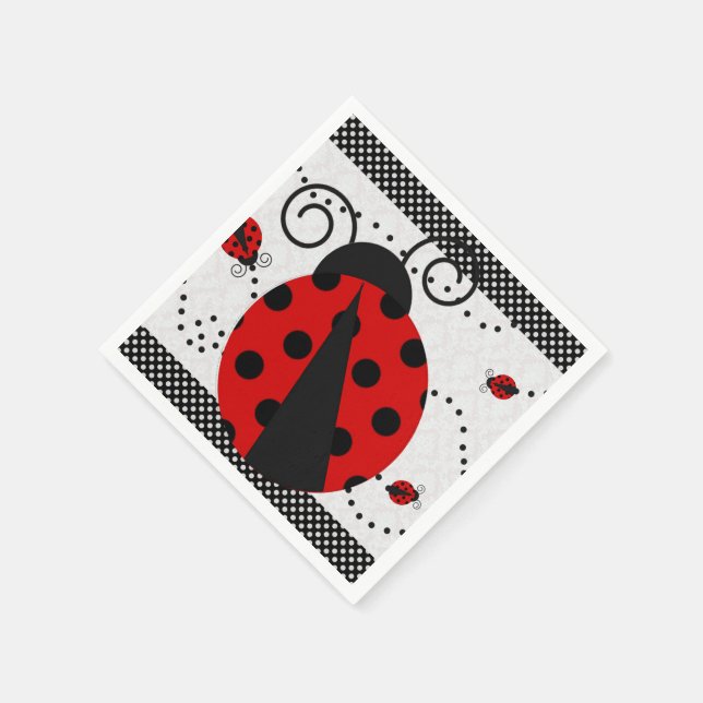 Servilleta De Papel Little Lady Baby Shower Napkins (Borde)