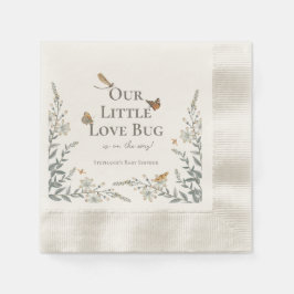 Servilleta De Papel Little Love Bug Baby Shower Gender Neutral