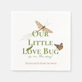 Servilleta De Papel Little Love Bug Baby Shower Gender Neutral
