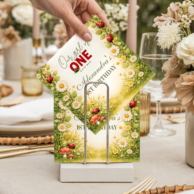 Servilleta De Papel Little Meadow Lady Turns One (Subido por el creador)