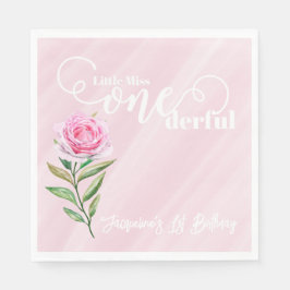 Servilleta De Papel Little Miss ONEderful 1st First Birthday