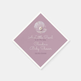 Servilleta De Papel Little Pearl Baby Shower