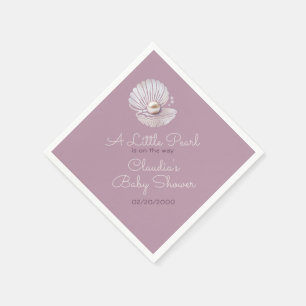Servilleta De Papel Little Pearl Baby Shower