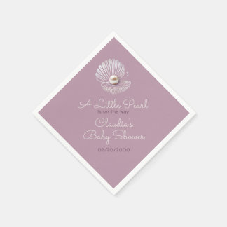 Servilleta De Papel Little Pearl Baby Shower