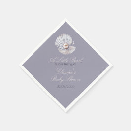 Servilleta De Papel Little Pearl Baby Shower