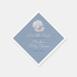 Servilleta De Papel Little Pearl Baby Shower
