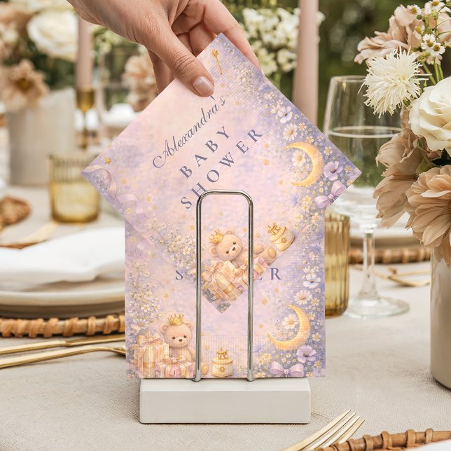 Servilleta De Papel Little Princess Celestial Baby Shower (Subido por el creador)