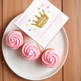 Servilleta De Papel Little Princess Girl Baby Shower