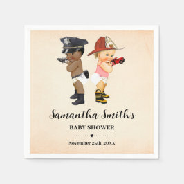 Servilleta De Papel Little Recruit on the Way Baby Shower Party Decor