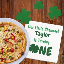 Servilleta De Papel Little Shamrock 1er cumpleaños