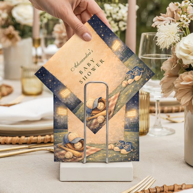 Servilleta De Papel Little Slugger Baseball Baby Shower (Subido por el creador)