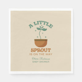 Servilleta De Papel Little Sprouts Garden Fiesta Baby Shower