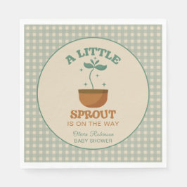 Servilleta De Papel Little Sprouts Garden Fiesta Baby Shower