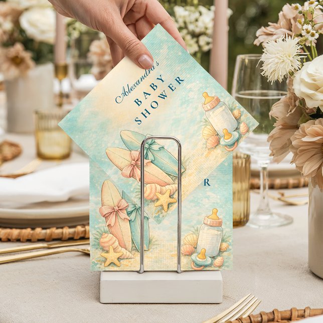 Servilleta De Papel Little Surfer Baby Shower (Subido por el creador)