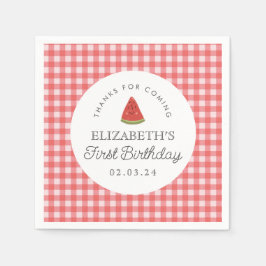 Servilleta De Papel Little Sweet Melon First Birday