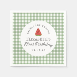 Servilleta De Papel Little Sweet Melon First Birday