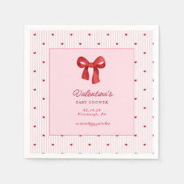 Servilleta De Papel Little Sweetheart Valentine CoquettePaper Napkin