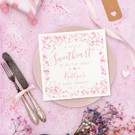 Servilleta De Papel Little Sweetheart Valentine's Day Baby Shower