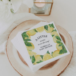 Servilleta De Papel Little Sweetie Lemon Baby Shower