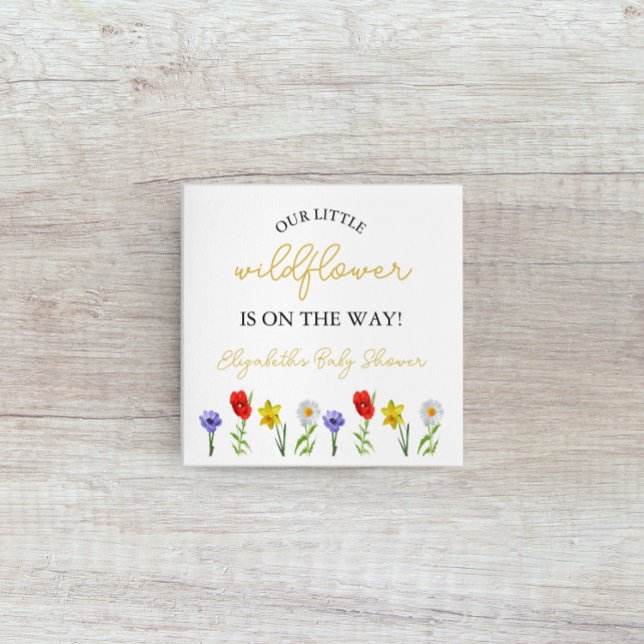 Servilleta De Papel Little Wildflower Baby Shower (Subido por el creador)
