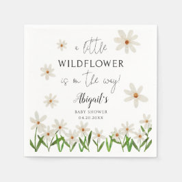 Servilleta De Papel Little Wildflower Daisy Baby Shower