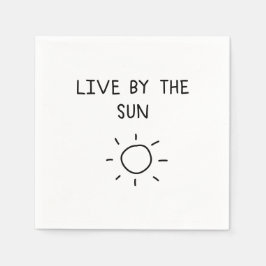 Servilleta De Papel Live By the Sun