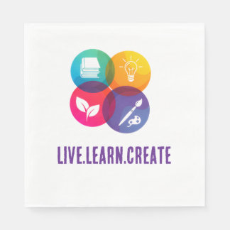 Servilleta De Papel Live.Learn.Create