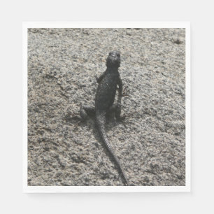 Servilleta De Papel Lizard negro