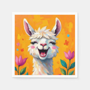 Servilleta De Papel Llama amor en flor