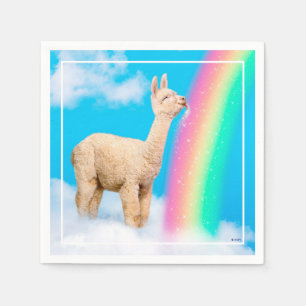 Servilleta De Papel Llama Licando Arcoiris