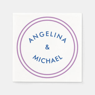 Servilleta De Papel Llanura Minimalista moderna única