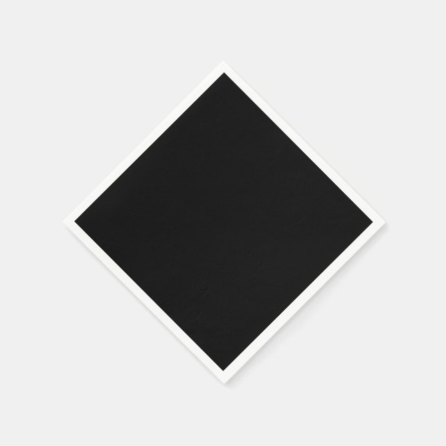 Servilleta De Papel Llanura negra (Borde)