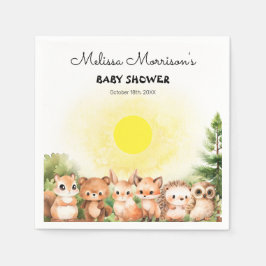 Servilleta De Papel Llega el Hijo Baby Shower