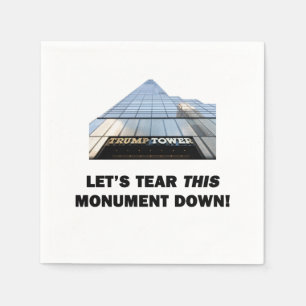 Servilleta De Papel Lloremos este monumento