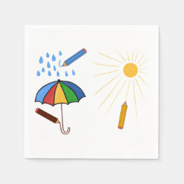 Servilleta De Papel Llueve o respira