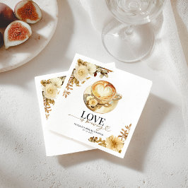 Servilleta De Papel Lluvia de Amor: Desayuno para la Novia