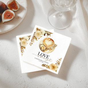 Servilleta De Papel Lluvia de Amor: Desayuno para la Novia
