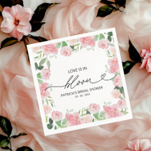 Lluvia de Amor Shower Nupcial Rubor Floral
