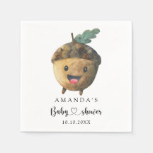 Lluvia de otoño bellota Cartoon Baby Shower