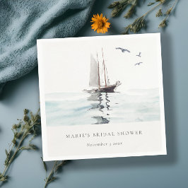 Servilleta De Papel Lluvia de Regalos de Boda de Yacht Náutico de Acua