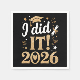 Servilleta De Papel Lo Hice Clase De Graduación 2026 26 Graduado