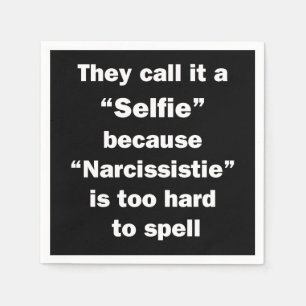Servilleta De Papel Lo Llaman Selfie