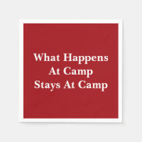 Lo que pasa en el campamento se queda en el campam