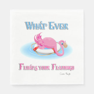 Servilleta De Papel Lo Que Sea Que Flote Tu Flamingo 3