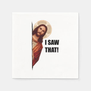 Servilleta De Papel Lo vi, arte de Jesús, Lo vi, Jesús 