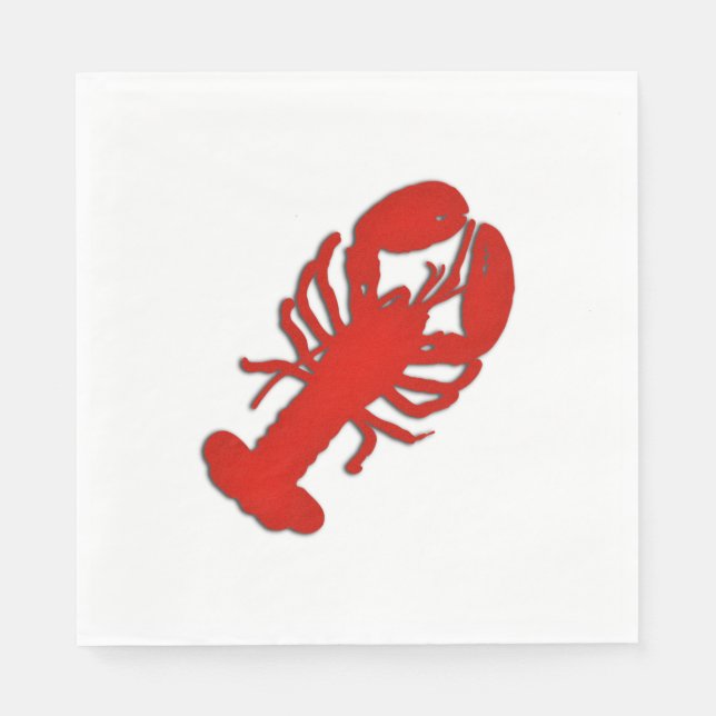 Servilleta De Papel Lobster (Anverso)
