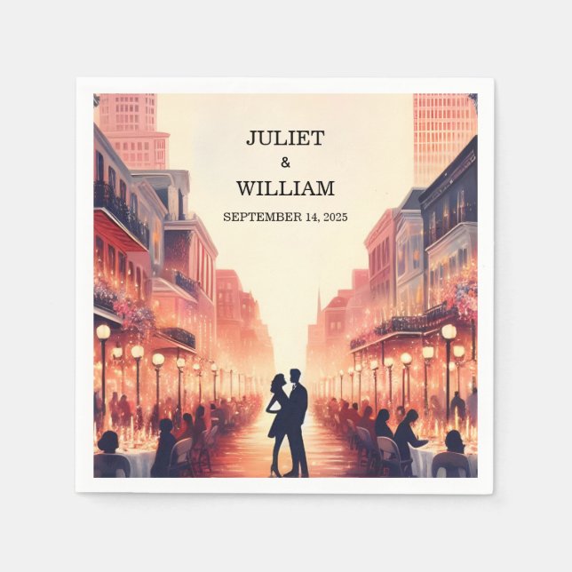 Servilleta De Papel Lobster Beach Ocean Summer New Orleans Boda (Anverso)