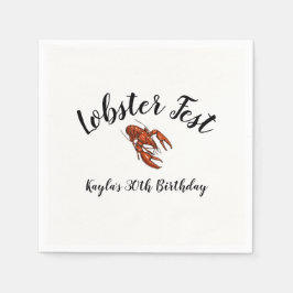Servilleta De Papel Lobster Fest