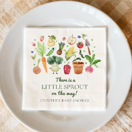 Servilleta De Papel Locally Grown Baby Farmers Market Couples Shower