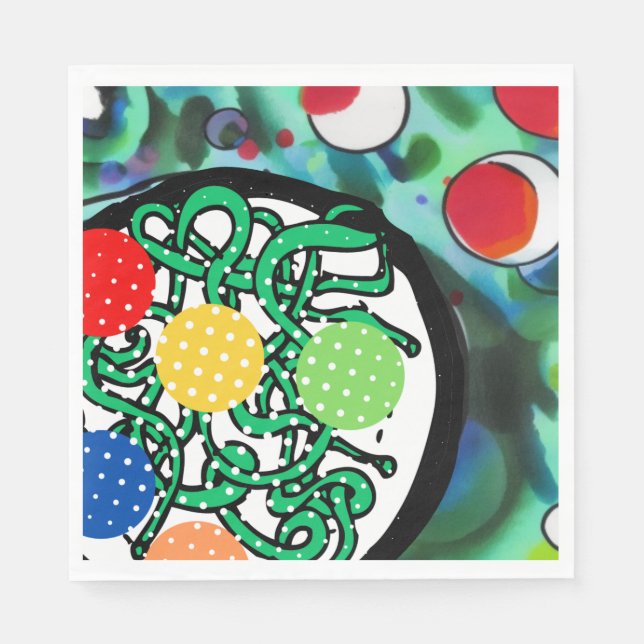 Servilleta De Papel Locura por el fútbol (Anverso)